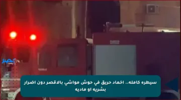 سيطرة كاملة.. إخماد حريق في حوش مواشي بالأقصر دون أضرار بشرية أو مادية